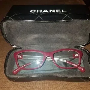 CHANEL | Accessories | Chanel 3274 Burgundy Clear Eyeglasses  display picture 3